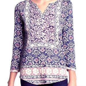 Lucky Brand Placed Scarf Tunic